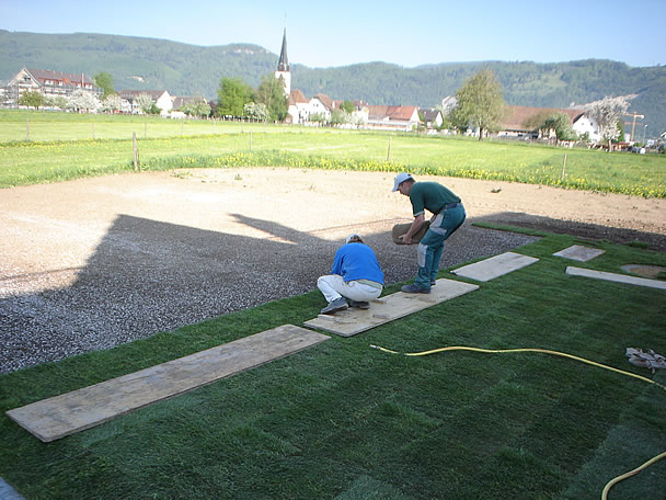 Gartenbau | Rasenanlagen | Kundengärtner Alex Fiore | Neuendorf