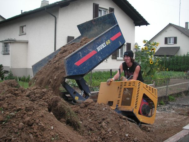 An der Arbeit|Verbundsteine|Kundengärtner Fiore|Neuendorf