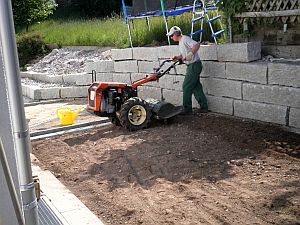 Granitmauer|Kundengärtner Fiore|Neuendorf