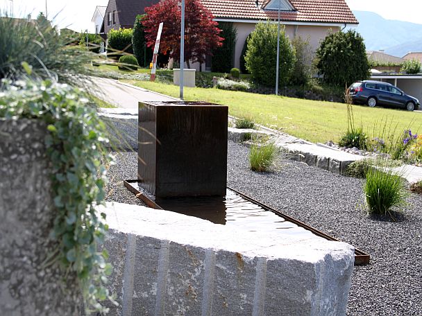 Stahlbecken|Kundengärtner Fiore|Neuendorf